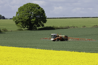 Farmer spraying an arable crop. Picture: Guy Edwardes/2020 Vision