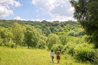 A couple walking through Warburg Nature Reserve. Picture: Ric Mellis
