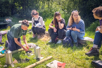 Nature lovers at BBOWT's Wild Connections social club for adults. Picture: Gill Marshall
