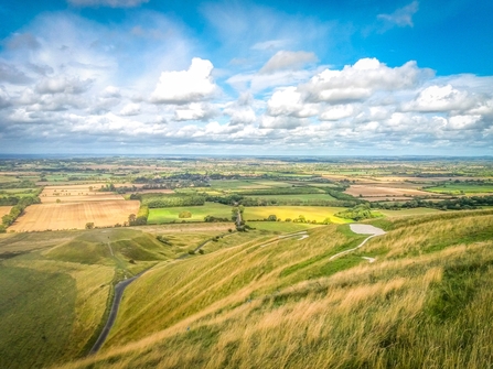 View of Oxfordshire from White Horse Hill