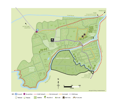 Map of Chimney Meadows