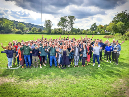 BBOWT staff at all-team meeting in September 2022. Picture: Pete Hughes
