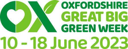 Logo for Oxfordshire Great Big Green Week in green