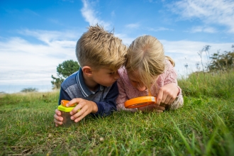 Children exploring