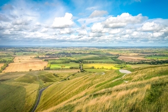 View of Oxfordshire from White Horse Hill