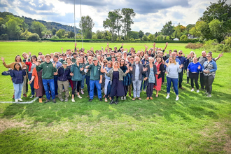 BBOWT staff at all-team meeting in September 2022. Picture: Pete Hughes