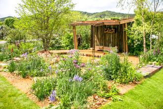 BBOWT and The Wildlife Trusts' show garden at the 2023 RHS Malvern Spring Festival
