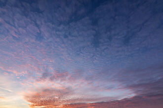 Sunset sky and beautiful clouds