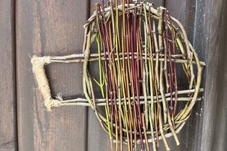 Image of tension tray made of Sticks