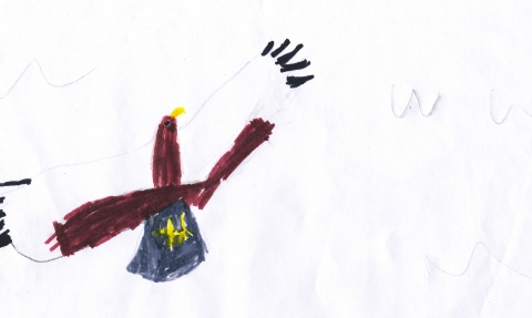 Red kite by Daniel Oswald age 6