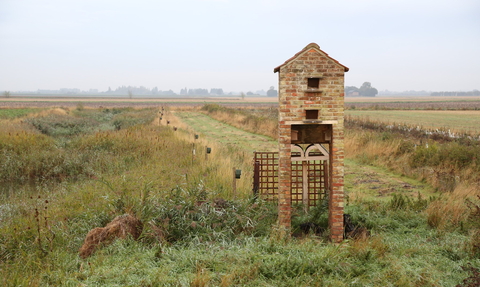 Vine House Farm owl tower by Nicholas Watts
