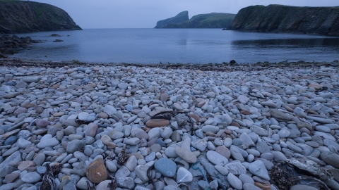 Shingle beach