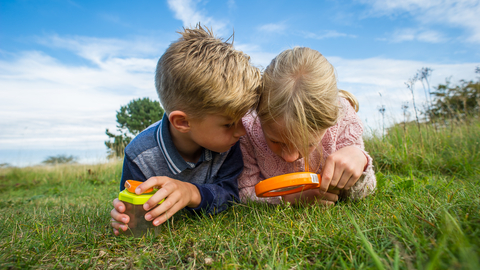 Children exploring