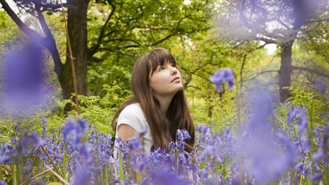 Girl in bluebells by Katrina Martin/2020Vision