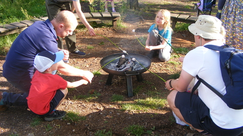 Campfire at Sutton Courtenay
