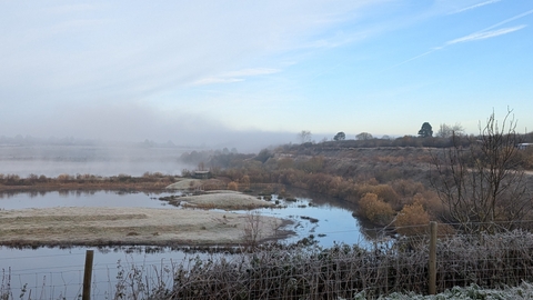 College Lake in Winter