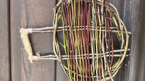 Image of tension tray made of Sticks
