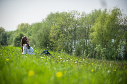 Picture of girl in field