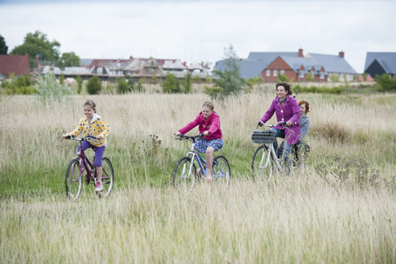 Family cycling