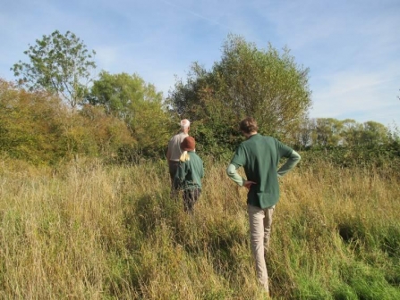 Volunteers and staff at Meadow Farm