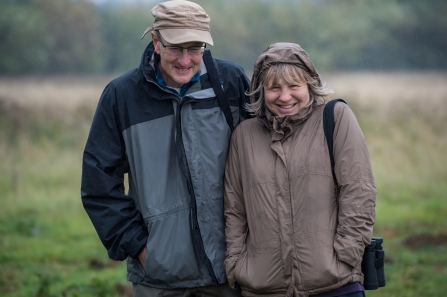 People on a rainy walk