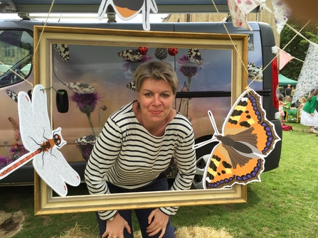 BBOWT CEO Estelle Bailey having a wild photoshoot as part of 30 Days Wild.