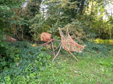 Rivermead Nature Park Fox sculpture