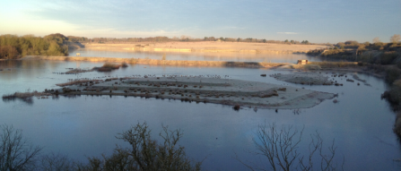 College Lake in winter
