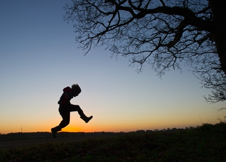 boy running