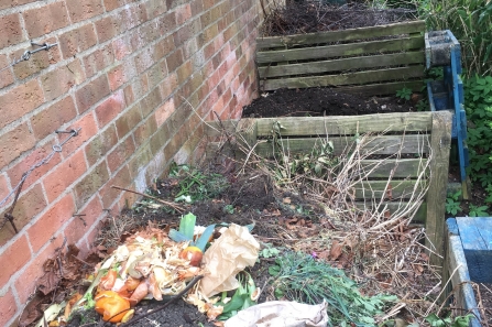 Charlotte's compost heaps by Charlotte Evetts