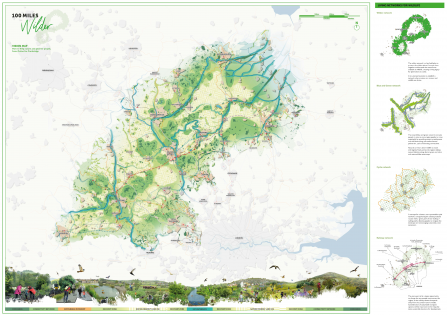 100 miles vision map