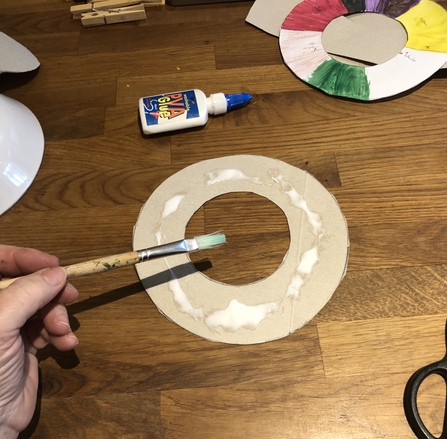 Colour wheel - glue together