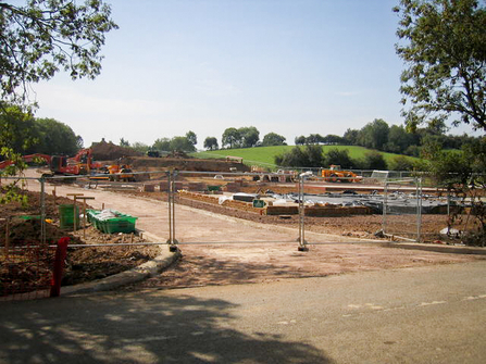 A housing construction site near Banbury in north Oxfordshire. Picture; David Stowell/ Wikimedia Commons