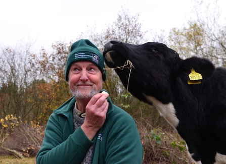 BBOWT volunteer Clive Dalzell, a member of the North Bucks Wednesday Field Team based at Meadow Farm near Bicester.