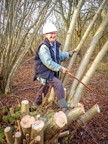 BBOWT Dancersend volunteer Judi Fisher, winner of a 2021 Lifetime Achievement Award from the Trust.