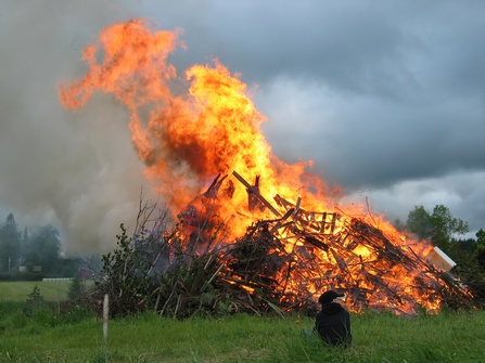 Stock image of a bonfire. Picture: Janne Karaste/ Wikimedia Commons