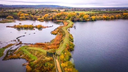 College Lake nature reserve. Still taken from BBC Countryfile.