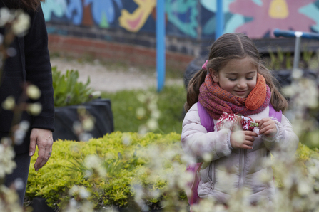 Anoush Yousefzai in the Nottingham Nextdoor Nature film. Picture: The Wildlife Trusts