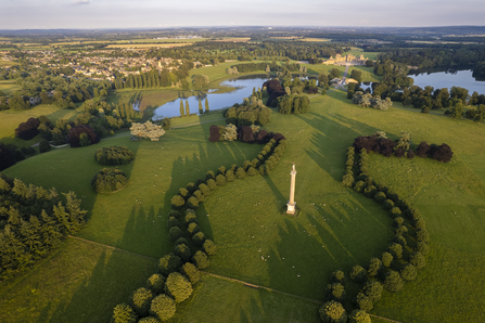 An aerial photograph of part of the Blenheim Palace Estate. Picture: Pete Seaward