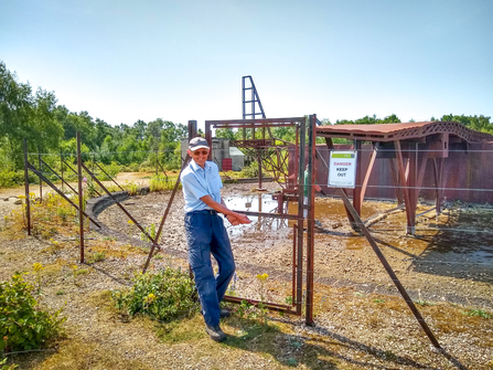 BBOWT volunteer John Parker