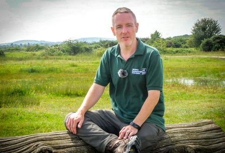 BBOWT Land Manager Roger Stace.