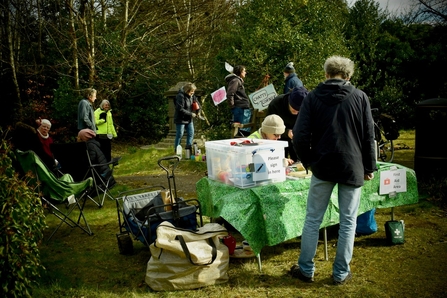 Community event at Reading Old Cemetery