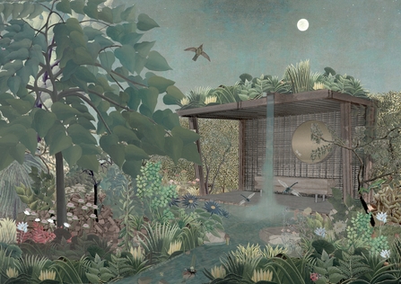 Concept art for The Wildlife Trusts' Wilder Spaces garden