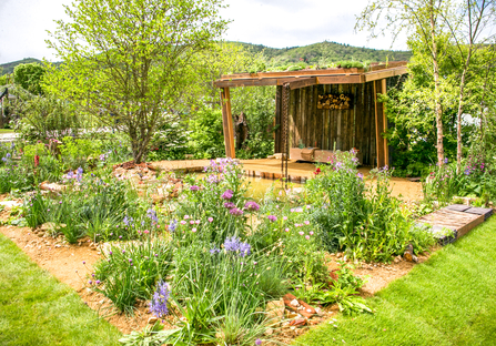 BBOWT and The Wildlife Trusts' show garden at the 2023 RHS Malvern Spring Festival