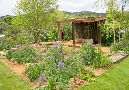 BBOWT and The Wildlife Trusts' show garden at the 2023 RHS Malvern Spring Festival