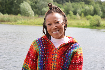 Rhiane Fatinikun, found of Black Girls Hike and ambassador for The Wildlife Trusts' Big Wild Walk 2023