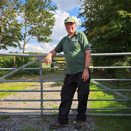 BBOWT volunteer Nigel Williamson