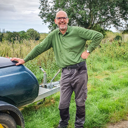 BBOWT volunteer Phil Dyson