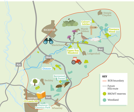 Reconnecting Bernwood Otmoor and Ray project area