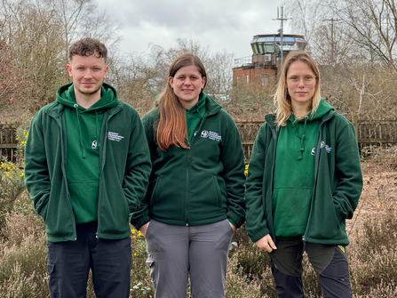 BBOWT seasonal reserve wardens 2024 at Greenham Common, Berkshire